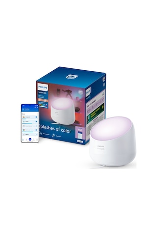 Philips Smart Lighting Squire Lite Akıllı Masa Lambası - Beyaz - Google Home, Alexa, Homekit Ve Matter Uyumlu Çok Renkli