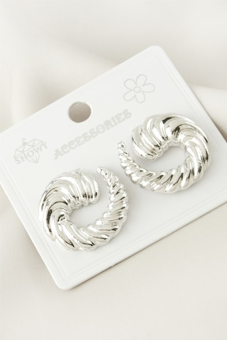 Burgulu Metal Küpe çok renkli 87474731