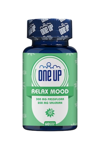 One Up Relax Mood Passiflora & Valerian 60 Kapsül