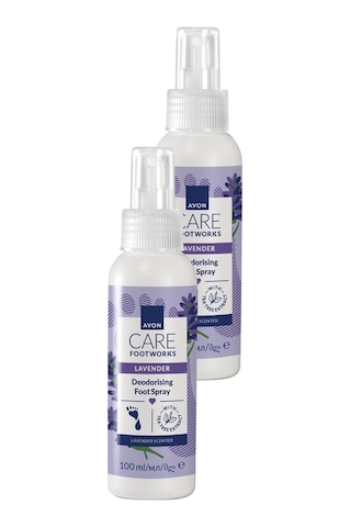 Footworks Lavanta Özlu Koku Önleyici Ayak Spreyi 100ml İkili Paket