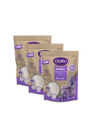 Duru Doğal Granül Matik Sabun Lavanta 25 Yıkama 3 x 1 KG