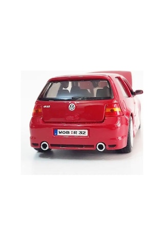 Vw Golf 5 1:24 Model Maket Araba Kırmızı
