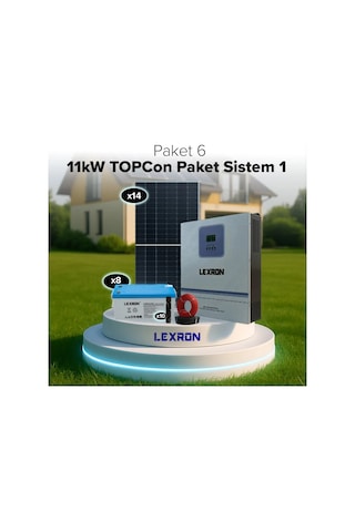 Lexron 11kw Bağ Evi Paket Sistem 1