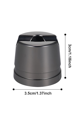 Mufunye Klasik Tıraş Bıçağı Standı - Alüminyum Alaşım, Mat Siyah, Şık Ve Pratik Tasarım