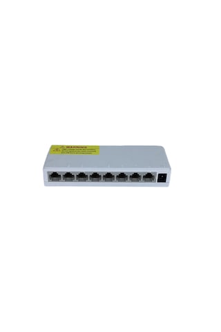 Longline 8 Port Gigabit Ethernet Switch 10/100/1000 Mbps Plastik Kasa