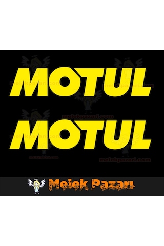 2 Adet - Motul Yağ Oto Ve Bisiklet Sticker V2