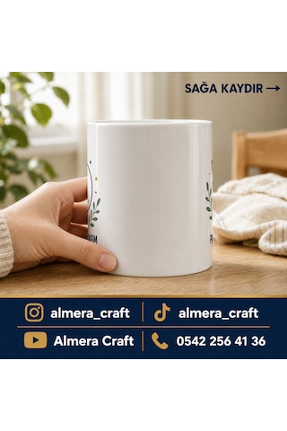 Kişiye Özel Kedi Kupası Patili Ev Arkadaşım Porselen Bardak