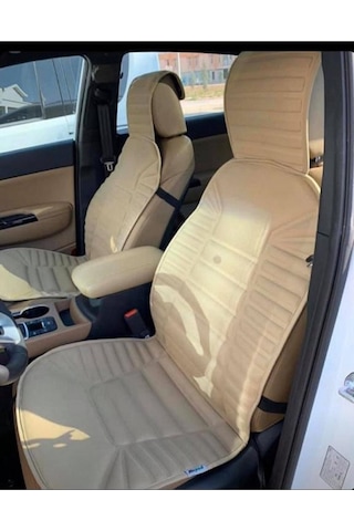Fiat Marea Bej Koltuk Kılıf Koruyucu Minderi Ön 2'li Minder Ortopedik