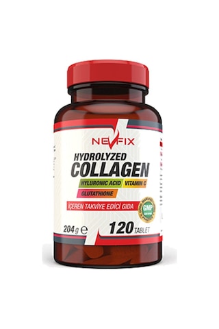 Nevfix Collagen Hyluronic Acid Vitamin C Glutathione 120 Tablet