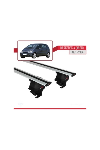 Mercedes A W168 1997-2004 Arası İle Uyumlu Ace-4 Ara Atkı Tavan Barı Gri