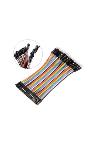 Robizstore-10Cm 40 Pin Dişi Erkek Dupont Kablo Breadboard Jumper Ayrılabilir