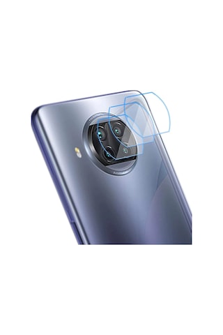 Xiaomi Mi 10T Lite Kamera Lens Koruyucu Nano Cam Şeffaf Tam Kaplama