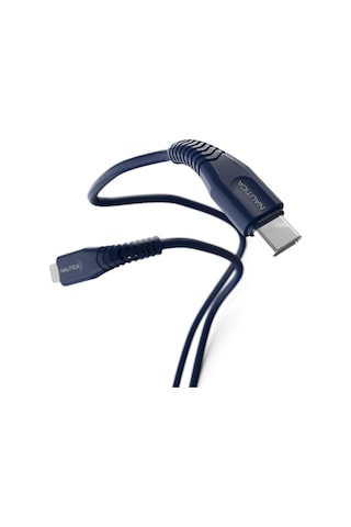 Nautica C100 USB-C to Lightning PD 18W Hızlı Şarj ve Data Kablosu 1.2 Metre Navy