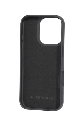 Apple Uyumlu iPhone Gm Blackcase 14 Magsafe Özellikli Geri Dönüşüm Siyah Kılıf