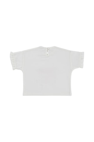 Civil Baby Summer Vibes Çiçek Baskılı 6-18 Ay Tişört - Ekru