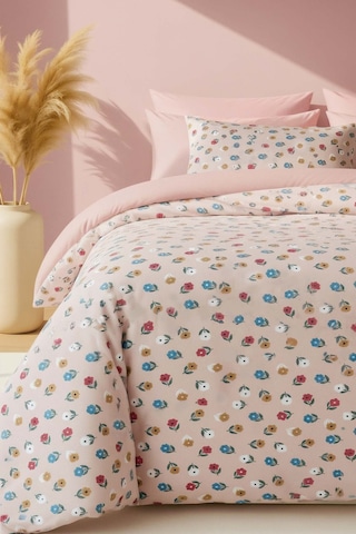 Rossie Çift Kişilik Nevresim Takımı Pamuklu Pembe