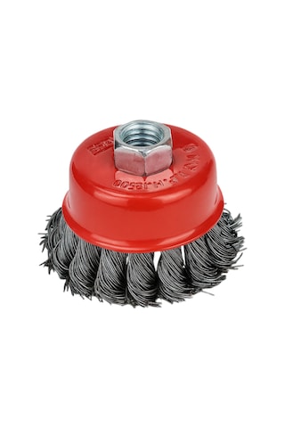 Fixonic Eratool Era10052 125mm Burmalı Çanak Fırça Gri Telli