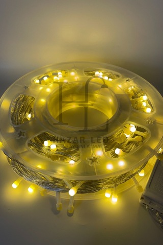 50 M İp Led Işık Ip20 İç Mekan Eklenebilir Fonksiyonlu Şeffaf Kablolu Dekoratif Led Işık Gün Işığı