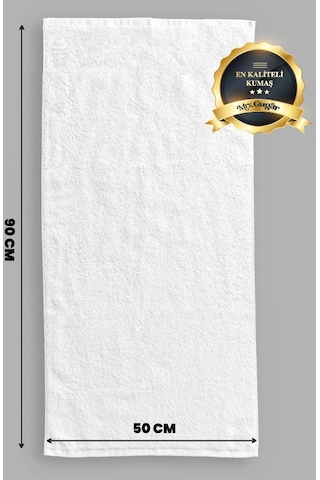 Mrs.gugar 50 X 90 El Ve Yüz Havlusu Beyaz