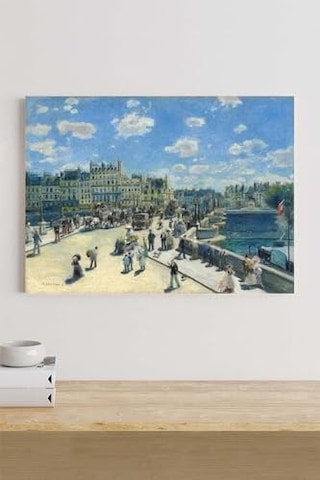 Pster18967 Pont Neuf - Auguste Renoir Sanatsal Kanvas Tablo 50 X 70