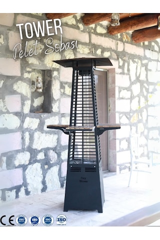 Ozystove Tower Pelet Sobası