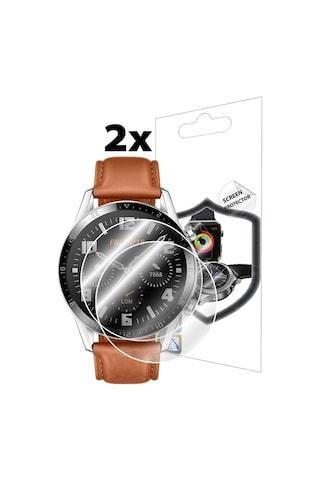 Ecr Huawei Watch Gt2 46mm Gerçek Kırılmayan Nano Ekran Koruyucu 2 Adet