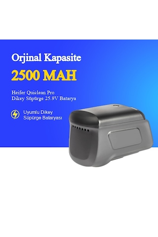 Heifer Quiclean Pro Dikey Süpürge 2500 Mah Batarya