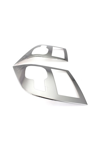 Ford Transit Uyumlu 2003-2013 Krom Far Çerçevesi 2 Parça Paslanmaz Çelik