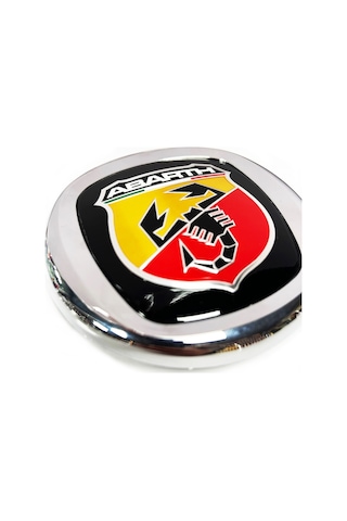 Abarth Logo Ön Panjur Arması Krom Çerçeveli 85mm