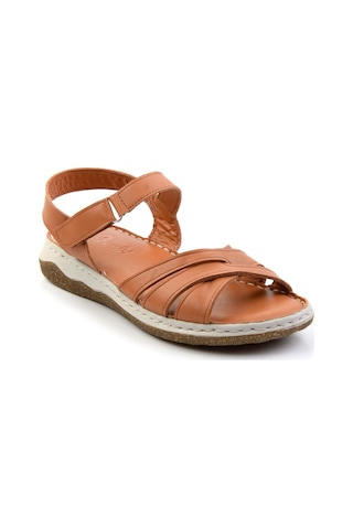 Taba Hakiki Deri Kadın Sandalet K05281018603