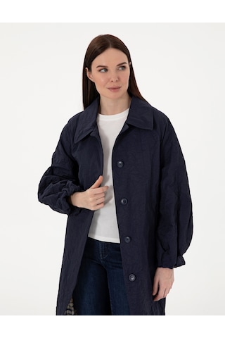 Pierre Cardin Kadın Lacivert Trençkot 50300874-vr033 Lacivert