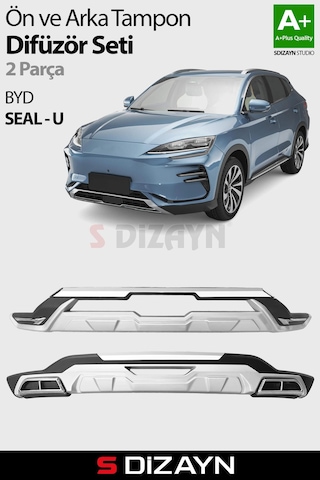 S-dizayn Byd Seal U Ön Ve Arka Tampon Koruma Difüzör Seti 2022 Üzeri A+ Kalite