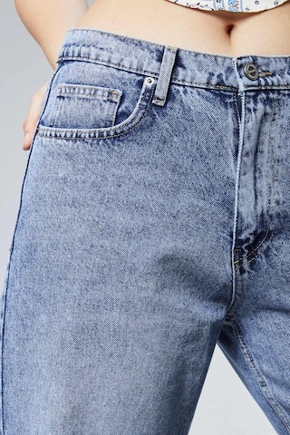 Cedy Denim Cedy Denım Yüksek Kalite Kadın Palazzo Yüksek Bel Cotton Jean Pantolon