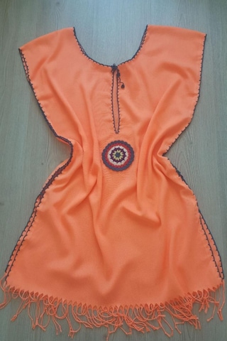 Plaj Elbisesi Turuncu