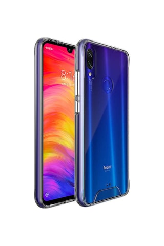 Xiaomi Redmi Note 7 Kilif Seffaf Sararmaz Gard Silikon 392478162