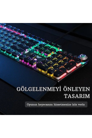 Techtic F2088 Mekanik Kablolu Klavye Mouse Seti