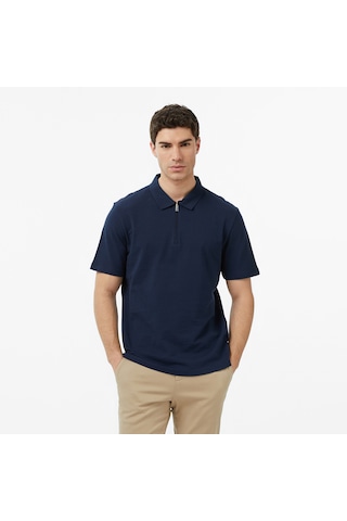 Nautica Erkek Lacivert Regular Fit Çizgili Polo Yaka T-shirt Çizgili K65232t Lacivert