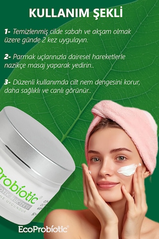 Prebiyotikli Cilt Kremi 50 Ml- Aydınlatıcı Etki - Kuru Cilt Tipi
