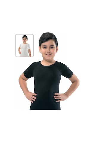 2'Li Paket Erdem 3421 Çocuk Termal Kısa Kol Fanila Unisex