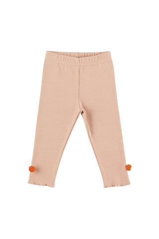 Panço Kız Çocukponponlu Tayt Siyah 2321gb12007-3458 001