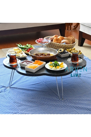 Arvenlive 40-60-70-80-90-100 Cm 7 Farklı Renkli Papatya Desenli Yer Sofrası