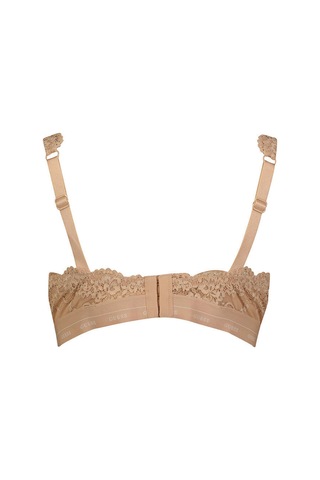 Guess Jane Padded Logo Yazı Detaylı Sütyen Kahverengi