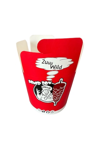 Fb Cup Döner Box Renk-kırmızı 26 Oz 500 Adet