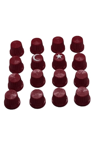 Mottopi Knob Seti, 16'lı Dj Midi Düğme Cap Türk Bayrağı