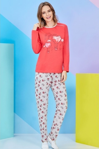 Roly Poly Kız Çocuk Uzun Kollu Pijama Takımı (1251) (1-4 Yaş)