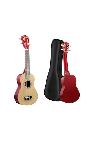 Midex UKX-233NT Naturel Concert Ukulele (Askı Çanta Metod Pena)