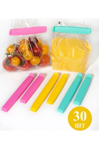 Gred Mutfak Poşetleri İçin 30 Adet Klips 287932091 Pembe