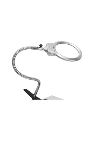 Mandallı Ayarlanabilir Başlıklı Led Işıklı Büyüteç 130 Mm 1791307624327