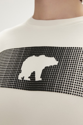 Bad Bear Fancy Crewneck Off-white Beyaz 3d Baskılı Erkek Sweatshirt Kırık Beyaz