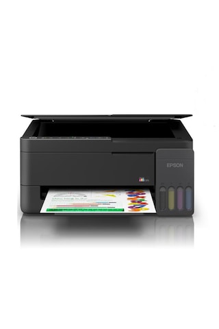 Epson Ecotank L3350 Wi-fi + Tarayıcı + Fotokopi Renkli Çok Fonksiyonlu Tanklı Yazıcı C11cl62413 + Siyah Mürekkep